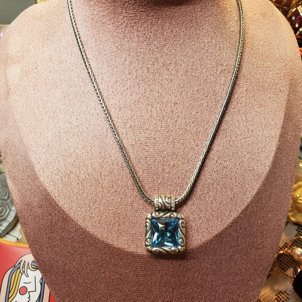 Brighton Regina Blue Stone Necklace